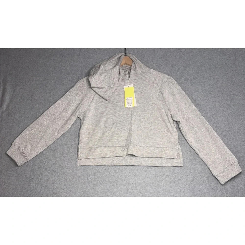 All In Motion Pullover Hoodie in Gray - Super Soft - Girls L